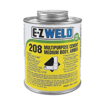 Thrifco Plumbing 4 Oz All Purpose Cement 6622204